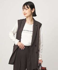 green label relaxing / グリーンレーベル リラクシング カットソー | ロゴ  ロングスリーブ カットソー