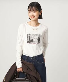 green label relaxing / グリーンレーベル リラクシング カットソー | ロゴ  ロングスリーブ カットソー