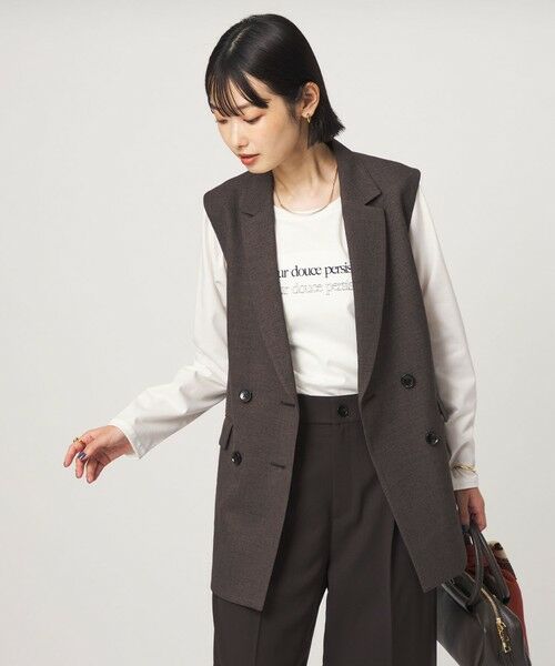green label relaxing / グリーンレーベル リラクシング カットソー | ロゴ  ロングスリーブ カットソー | 詳細1