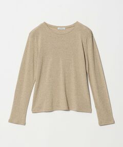green label relaxing / グリーンレーベル リラクシング カットソー | シャイニーラメ クルーネック ロングスリーブ カットソー