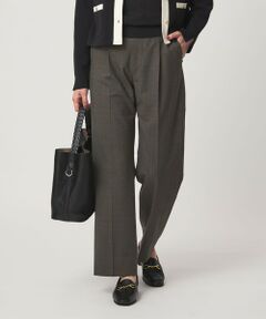 green label relaxing / グリーンレーベル リラクシング スラックス・ドレスパンツ | ［size SHORT/TALLあり］カチリラ ストレート パンツ ウォッシャブル ストレッチ