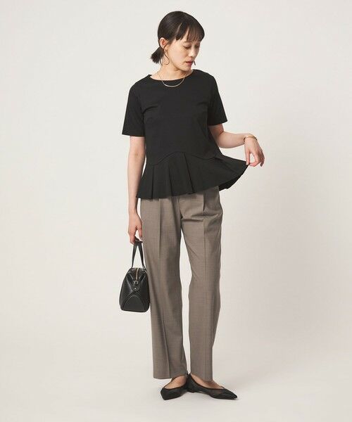 green label relaxing / グリーンレーベル リラクシング スラックス・ドレスパンツ | ［size SHORT/TALLあり］カチリラ ストレート パンツ ウォッシャブル ストレッチ | 詳細2