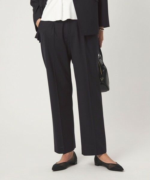green label relaxing / グリーンレーベル リラクシング スラックス・ドレスパンツ | ［size SHORT/TALLあり］カチリラ ストレート パンツ ウォッシャブル ストレッチ | 詳細20
