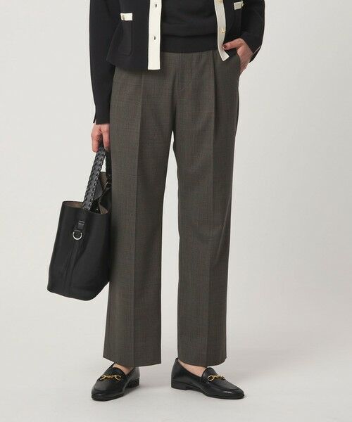 green label relaxing / グリーンレーベル リラクシング スラックス・ドレスパンツ | ［size SHORT/TALLあり］カチリラ ストレート パンツ ウォッシャブル ストレッチ | 詳細26