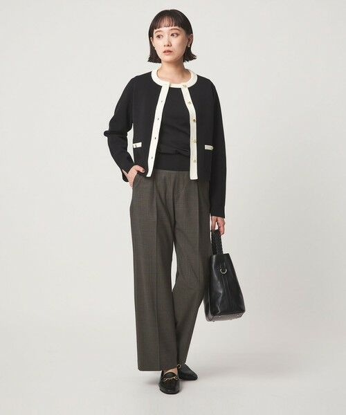 green label relaxing / グリーンレーベル リラクシング スラックス・ドレスパンツ | ［size SHORT/TALLあり］カチリラ ストレート パンツ ウォッシャブル ストレッチ | 詳細28