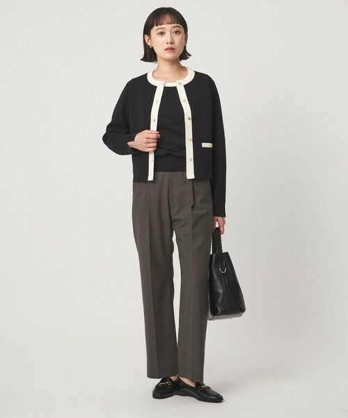 green label relaxing / グリーンレーベル リラクシング スラックス・ドレスパンツ | ［size SHORT/TALLあり］カチリラ ストレート パンツ ウォッシャブル ストレッチ | 詳細29