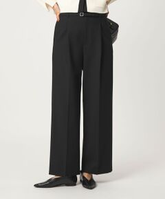 green label relaxing / グリーンレーベル リラクシング スラックス・ドレスパンツ | ［size SHORT/TALLあり］ライト ダブルクロス ワイド パンツ