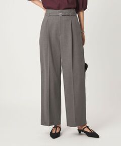 green label relaxing / グリーンレーベル リラクシング スラックス・ドレスパンツ | ［size SHORT/TALLあり］ライト ダブルクロス ワイド パンツ