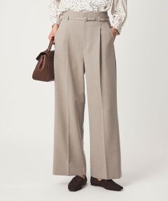 green label relaxing / グリーンレーベル リラクシング スラックス・ドレスパンツ | ［size SHORT/TALLあり］ライト ダブルクロス ワイド パンツ