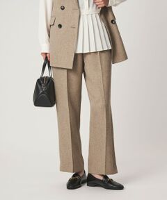 green label relaxing / グリーンレーベル リラクシング スラックス・ドレスパンツ | ネップツイル ストレート パンツ マシンウォッシャブル