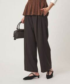green label relaxing / グリーンレーベル リラクシング スラックス・ドレスパンツ | ［size SHORT/TALLあり］Daily Chic 2タック ワイド パンツ