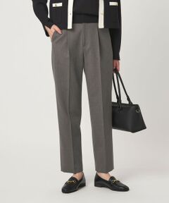 green label relaxing / グリーンレーベル リラクシング スラックス・ドレスパンツ | ［size SHORT/TALLあり］ライト ダブルクロス テーパード パンツ