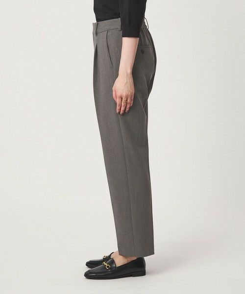 green label relaxing / グリーンレーベル リラクシング スラックス・ドレスパンツ | ［size SHORT/TALLあり］ライト ダブルクロス テーパード パンツ | 詳細13