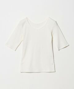 green label relaxing / グリーンレーベル リラクシング カットソー | ブライトリブ 2WAY 5分袖 プルオーバー カットソー