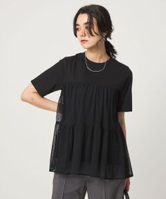 green label relaxing / グリーンレーベル リラクシング カットソー | ドットチュール ティアード プルオーバー カットソー