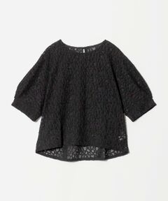 green label relaxing / グリーンレーベル リラクシング カットソー | レース プルオーバー カットソー