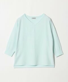 green label relaxing / グリーンレーベル リラクシング ニット・セーター | Vネック ドルマン プルオーバー ニット ウォッシャブル 接触冷感 UVカット