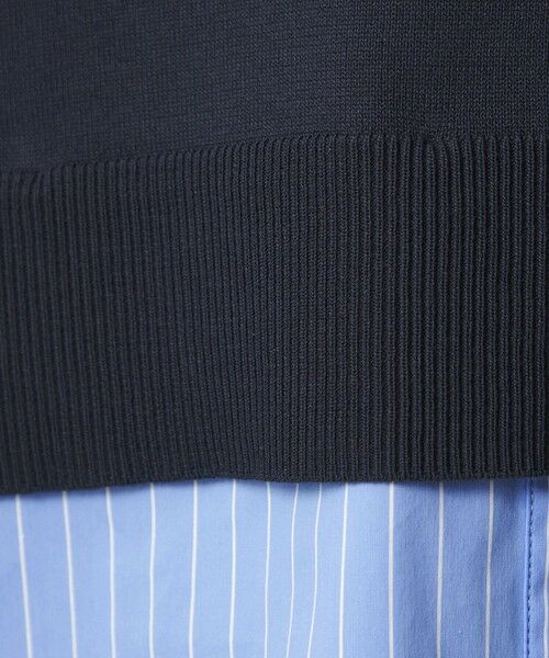 green label relaxing / グリーンレーベル リラクシング ニット・セーター | 2WAY スキッパー シャツ プルオーバー ニット 5分袖 | 詳細27