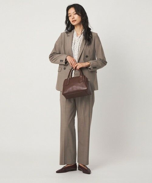 green label relaxing / グリーンレーベル リラクシング テーラードジャケット | ［size SHORT/TALLあり］カチリラ ダブル ジャケット ウォッシャブル ストレッチ | 詳細3