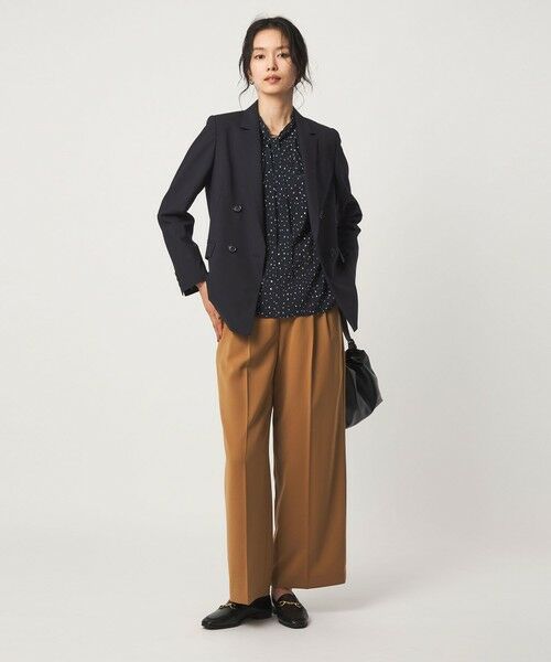 green label relaxing / グリーンレーベル リラクシング テーラードジャケット | ［size SHORT/TALLあり］カチリラ ダブル ジャケット ウォッシャブル ストレッチ | 詳細15