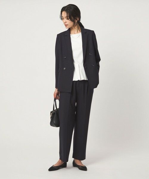 green label relaxing / グリーンレーベル リラクシング テーラードジャケット | ［size SHORT/TALLあり］カチリラ ダブル ジャケット ウォッシャブル ストレッチ | 詳細20