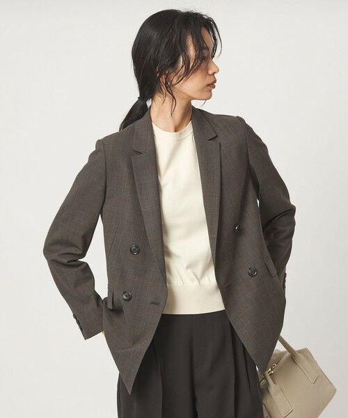 green label relaxing / グリーンレーベル リラクシング テーラードジャケット | ［size SHORT/TALLあり］カチリラ ダブル ジャケット ウォッシャブル ストレッチ | 詳細24