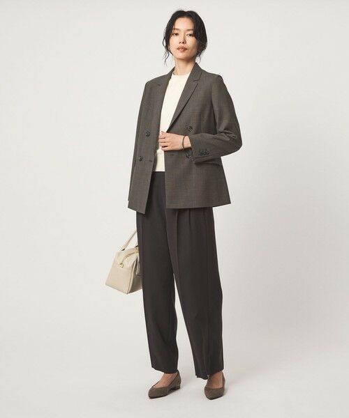green label relaxing / グリーンレーベル リラクシング テーラードジャケット | ［size SHORT/TALLあり］カチリラ ダブル ジャケット ウォッシャブル ストレッチ | 詳細25