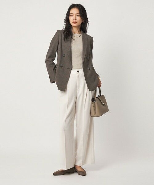green label relaxing / グリーンレーベル リラクシング テーラードジャケット | ［size SHORT/TALLあり］カチリラ ダブル ジャケット ウォッシャブル ストレッチ | 詳細29