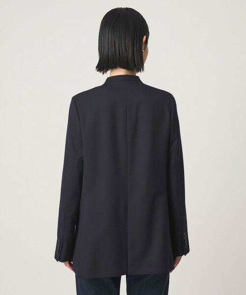 green label relaxing / グリーンレーベル リラクシング ノーカラージャケット | ［size SHORT/TALLあり］Greed グリード ノーラペル ジャケット ウォッシャブル | 詳細8
