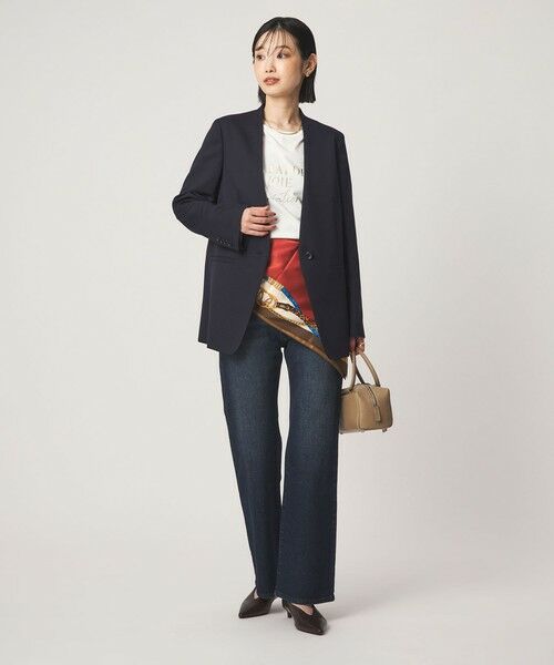 green label relaxing / グリーンレーベル リラクシング ノーカラージャケット | ［size SHORT/TALLあり］Greed グリード ノーラペル ジャケット ウォッシャブル | 詳細5