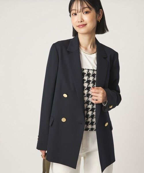 green label relaxing / グリーンレーベル リラクシング テーラードジャケット | ［size SHORT/TALLあり］Greed グリード ダブル ジャケット ウォッシャブル | 詳細1