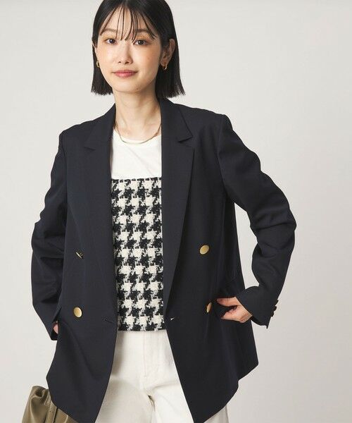 green label relaxing / グリーンレーベル リラクシング テーラードジャケット | ［size SHORT/TALLあり］Greed グリード ダブル ジャケット ウォッシャブル | 詳細2