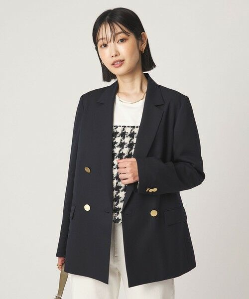 green label relaxing / グリーンレーベル リラクシング テーラードジャケット | ［size SHORT/TALLあり］Greed グリード ダブル ジャケット ウォッシャブル | 詳細3