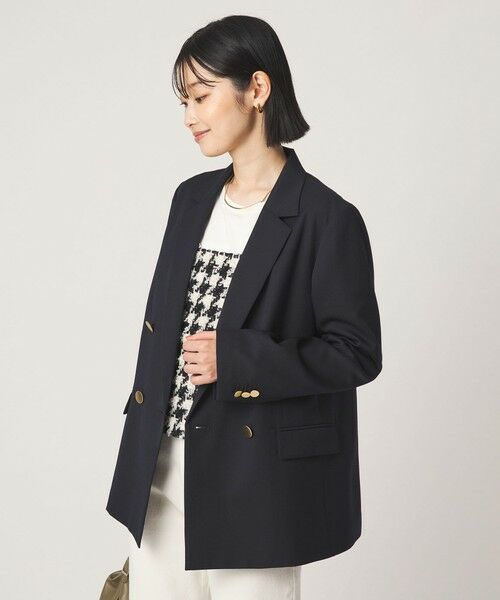 green label relaxing / グリーンレーベル リラクシング テーラードジャケット | ［size SHORT/TALLあり］Greed グリード ダブル ジャケット ウォッシャブル | 詳細4