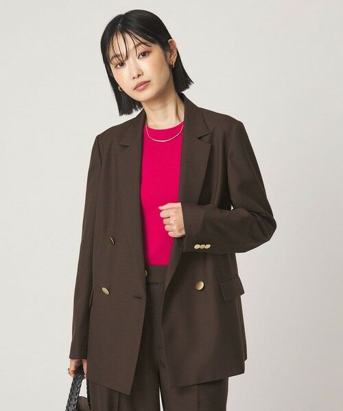green label relaxing / グリーンレーベル リラクシング テーラードジャケット | ［size SHORT/TALLあり］Greed グリード ダブル ジャケット ウォッシャブル | 詳細8