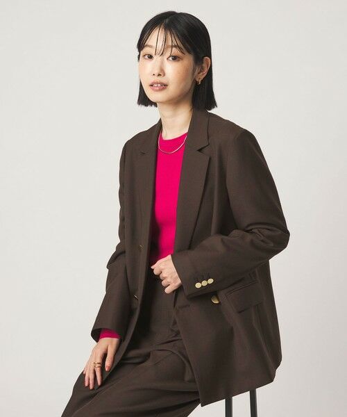 green label relaxing / グリーンレーベル リラクシング テーラードジャケット | ［size SHORT/TALLあり］Greed グリード ダブル ジャケット ウォッシャブル | 詳細10