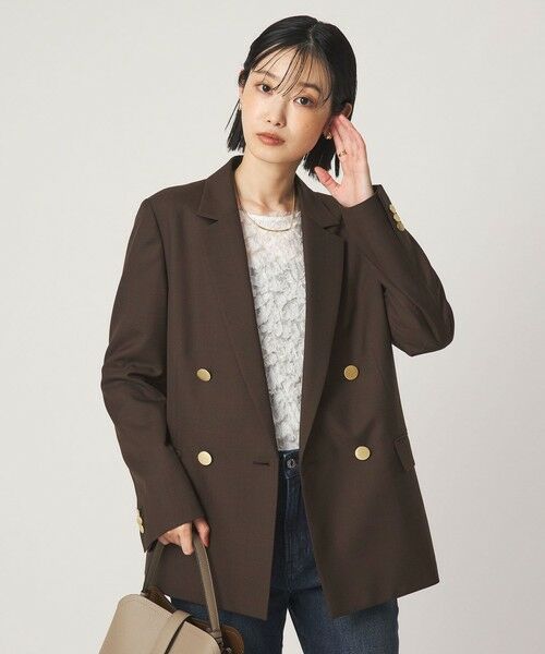 green label relaxing / グリーンレーベル リラクシング テーラードジャケット | ［size SHORT/TALLあり］Greed グリード ダブル ジャケット ウォッシャブル | 詳細14