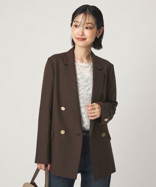 green label relaxing / グリーンレーベル リラクシング テーラードジャケット | ［size SHORT/TALLあり］Greed グリード ダブル ジャケット ウォッシャブル | 詳細15