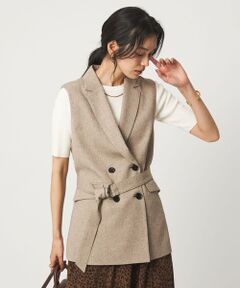 green label relaxing / グリーンレーベル リラクシング ベスト | ネップツイル ベルト ジレ マシンウォッシャブル
