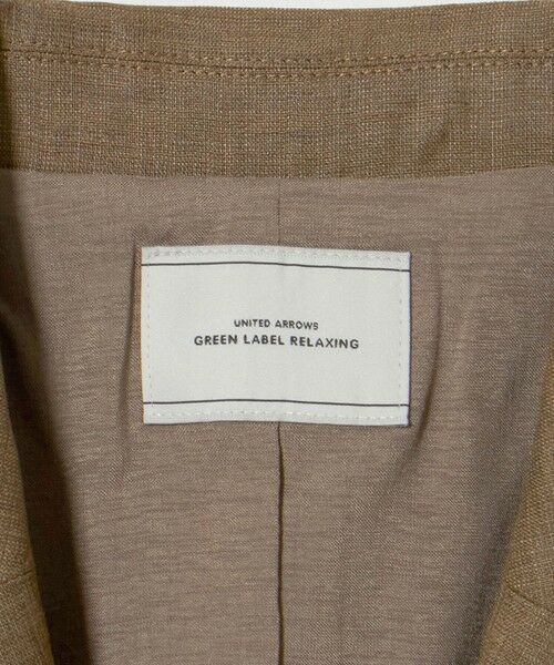 green label relaxing / グリーンレーベル リラクシング テーラードジャケット | ［size SHORTあり］トリアセ ライト ダブルジャケット  UVカット 通気性 | 詳細12