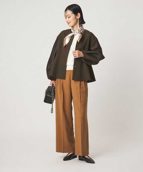 green label relaxing / グリーンレーベル リラクシング ノーカラージャケット | ［size SHORTあり］fleurie(フルリー) フォルム ジャケット | 詳細6