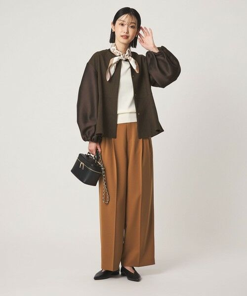green label relaxing / グリーンレーベル リラクシング ノーカラージャケット | ［size SHORTあり］fleurie(フルリー) フォルム ジャケット | 詳細7
