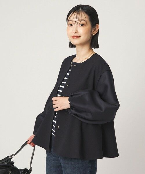green label relaxing / グリーンレーベル リラクシング ノーカラージャケット | ［size SHORTあり］fleurie(フルリー) フォルム ジャケット | 詳細23