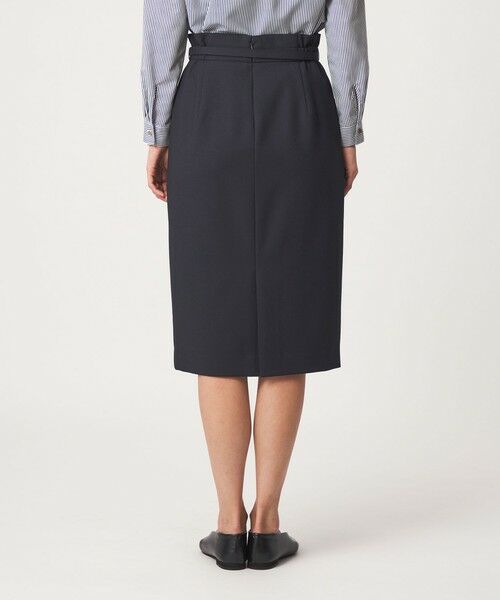 green label relaxing / グリーンレーベル リラクシング ミニ・ひざ丈スカート | ［size SHORT/TALLあり］ライト ダブルクロス タイトスカート | 詳細23