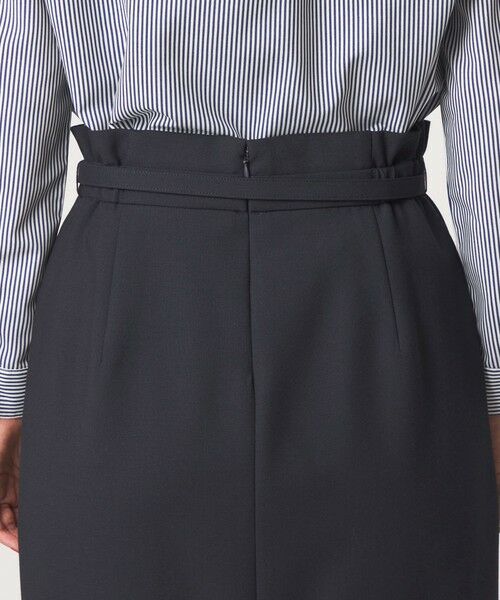 green label relaxing / グリーンレーベル リラクシング ミニ・ひざ丈スカート | ［size SHORT/TALLあり］ライト ダブルクロス タイトスカート | 詳細25