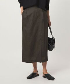 green label relaxing / グリーンレーベル リラクシング ロング・マキシ丈スカート | ［size SHORTあり］トリアセ スリット タイト スカート UVカット 通気性