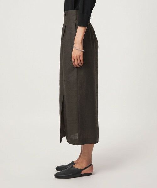 green label relaxing / グリーンレーベル リラクシング ロング・マキシ丈スカート | ［size SHORTあり］トリアセ スリット タイト スカート UVカット 通気性 | 詳細5