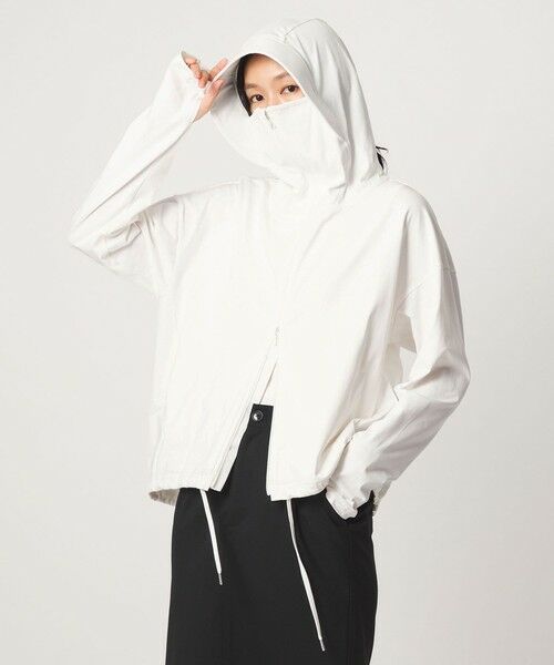 green label relaxing / グリーンレーベル リラクシング パーカー | 【WEB限定】＜at ease＞ドロスト カットソー パーカー  UVカット 接触冷感 遮熱 | 詳細1