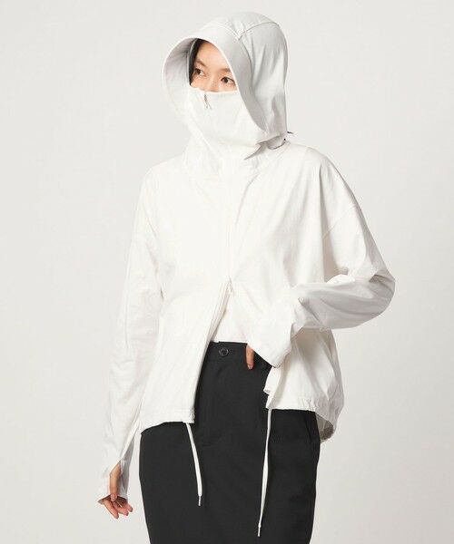 green label relaxing / グリーンレーベル リラクシング パーカー | 【WEB限定】＜at ease＞ドロスト カットソー パーカー  UVカット 接触冷感 遮熱 | 詳細2