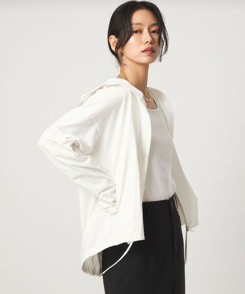 green label relaxing / グリーンレーベル リラクシング パーカー | 【WEB限定】＜at ease＞ドロスト カットソー パーカー  UVカット 接触冷感 遮熱 | 詳細6